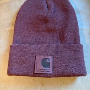 NWOT Carhartt light Burgundy Knit Beanie
